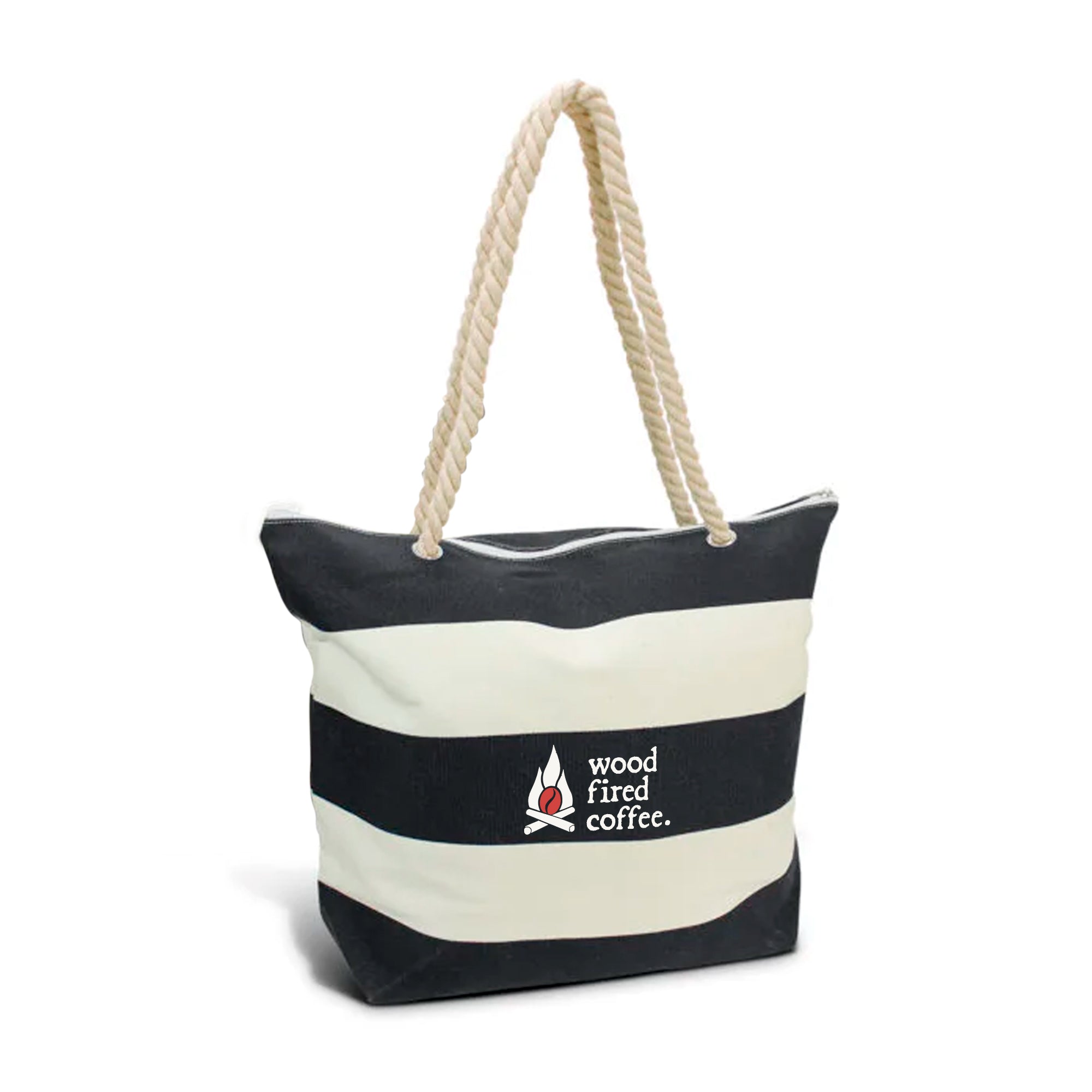 Wood Fired Coffee Beach Style Tote Bag