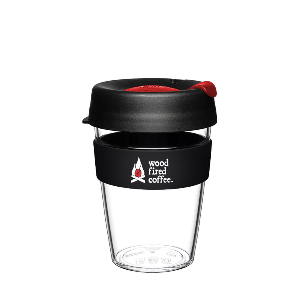 Wood Fired Coffee KeepCup Black (340ml)