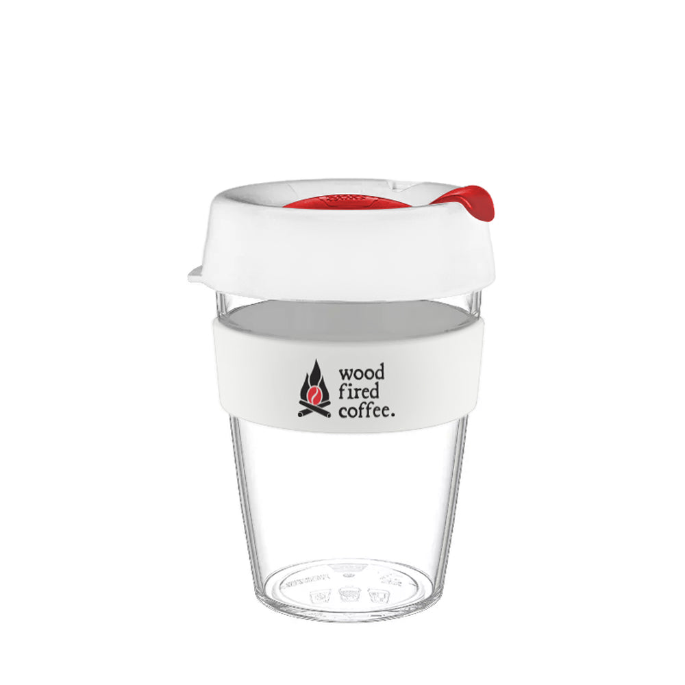 Wood Fired Coffee KeepCup White (340ml)