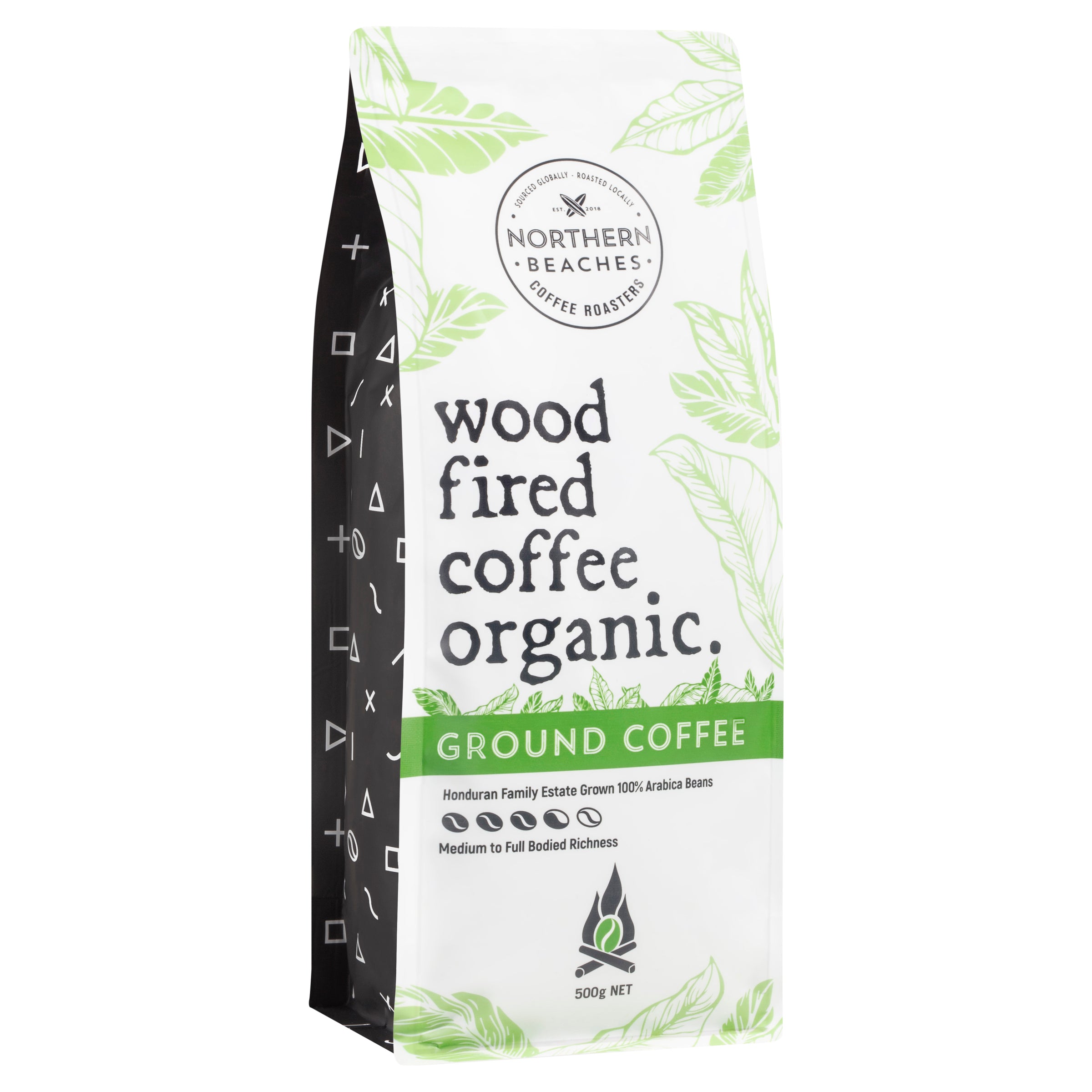 Wood Fired Coffee Organic Ground 500g